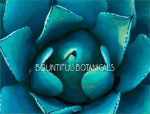 Tablet Screenshot of bountifulbotanicals.com
